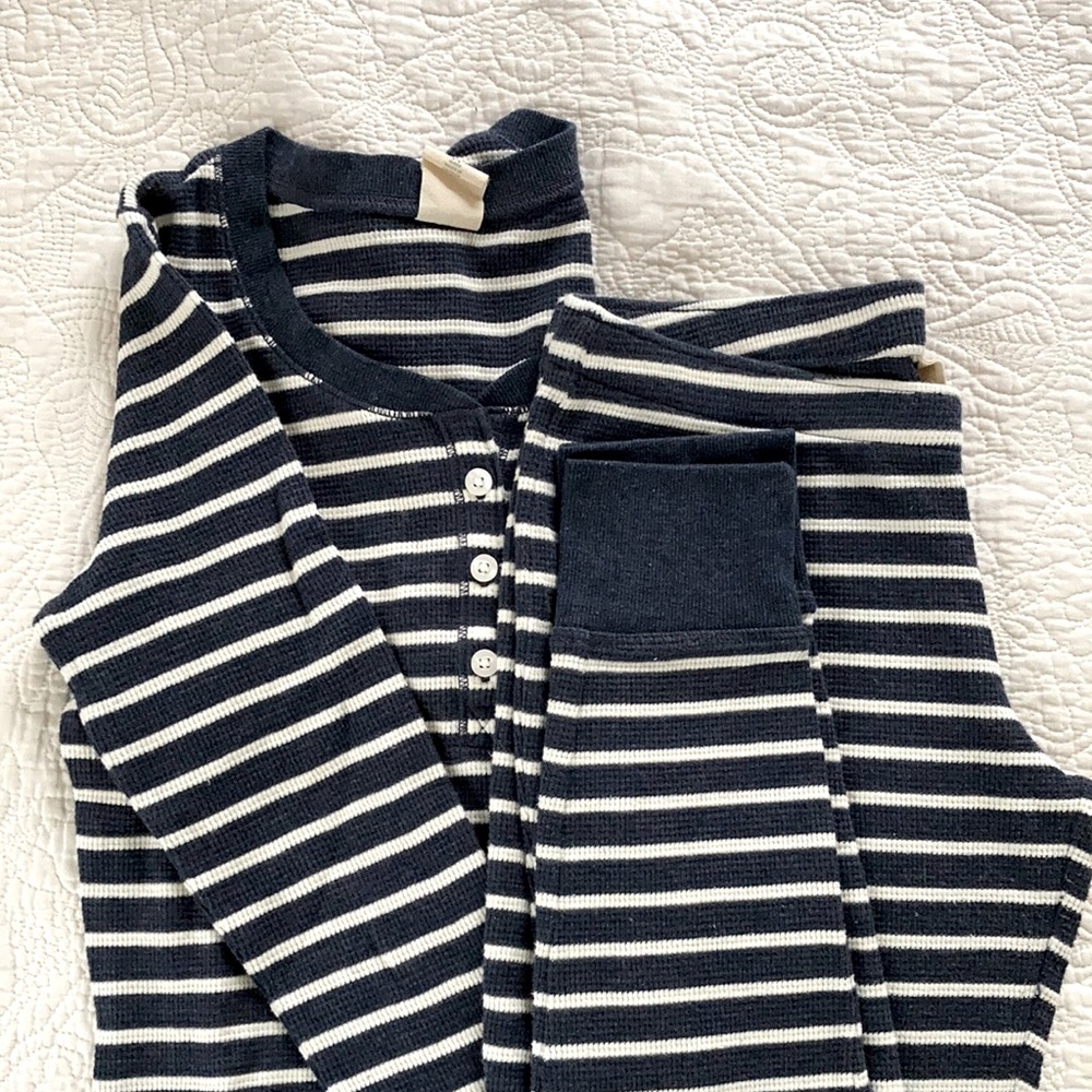 Striped pajama set